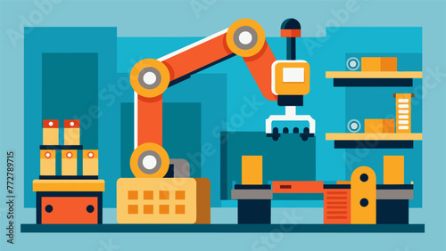A detail shot of a tingedge robot arm embling components in a microfactory showcasing technology that allows for reduced capital investment and
