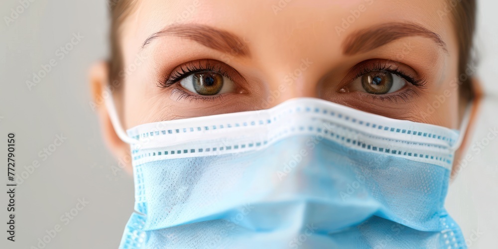 An image of dental clinic concept with dentist mask An image of dental clinic concept with dentist mask