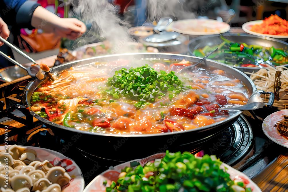 A delicious Chongqing hot pot