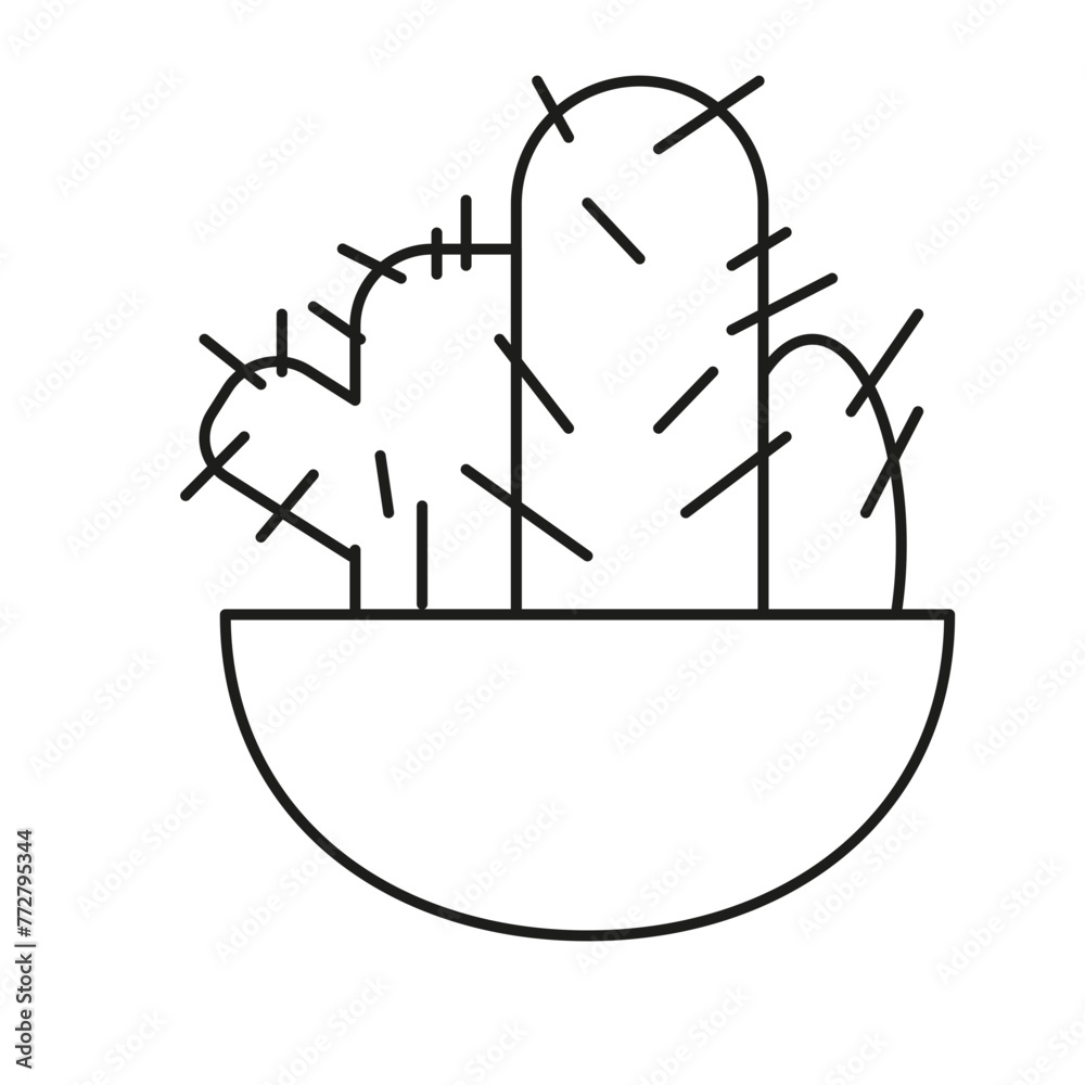 a cactus black and white a cactus black and white
