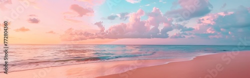 Blurry Sunset Beach View © BrandwayArt