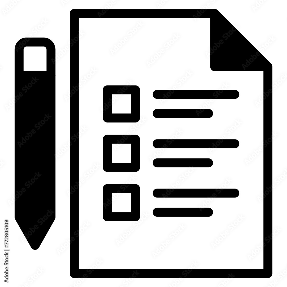 evaluate, document with checklist icon evaluate, document with checklist icon
