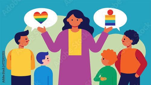 A person advocating for LGBTQ+ rights and attending a family gathering where some relatives express homophobic views leading to an internal