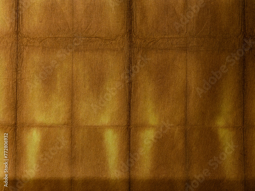 和紙,　板締め,　染め, 
　