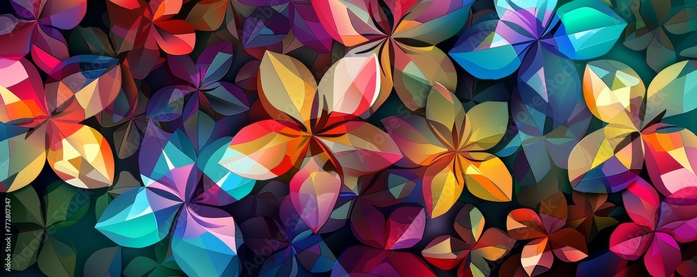 Colorful abstract butterfly pattern Colorful abstract butterfly pattern