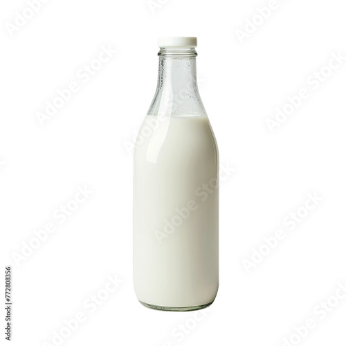 Transparent Isolated Milk Bottle Milk Glasses Object Food Tumbler