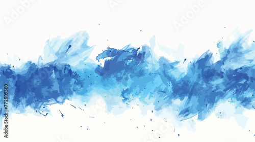 Abstract blue paint grunge background. Abstract artwo