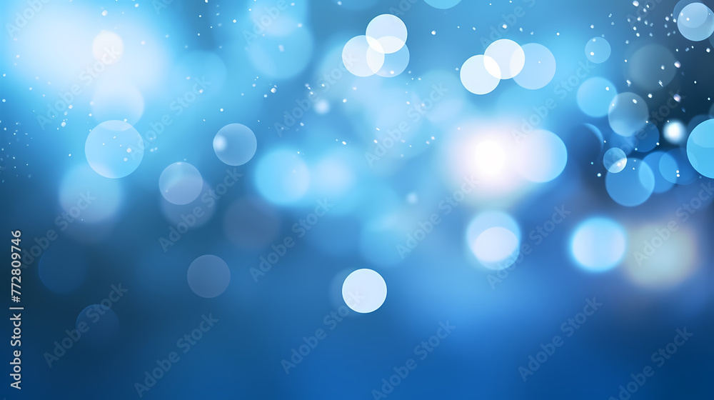 Blue abstract bokeh polka dots Blue abstract bokeh polka dots