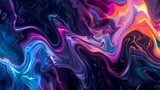 Abstract colorful liquid wave background