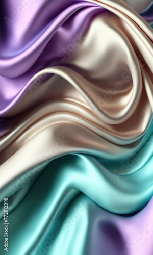 beautiful background with a satin fabric