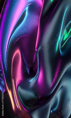 purple and blue abstract painting