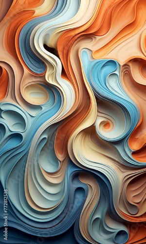  digital abstract background with a variety of colors and textures