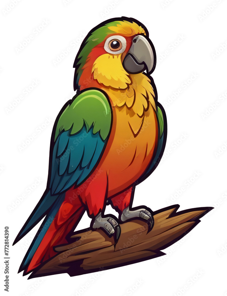 parrot rainbow