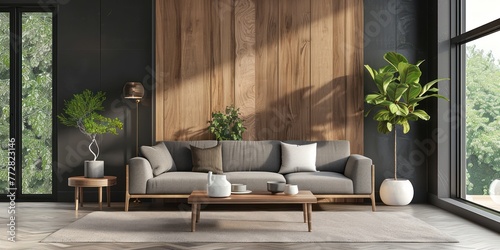 Modern Interior decoration concept with interior design living room © Dara