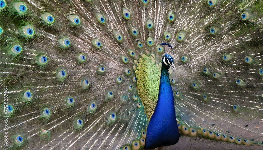 Fototapeta premium peacock with feathers
