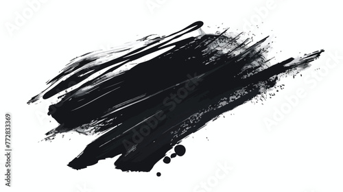 Black graphic color patches brush strokes effect background