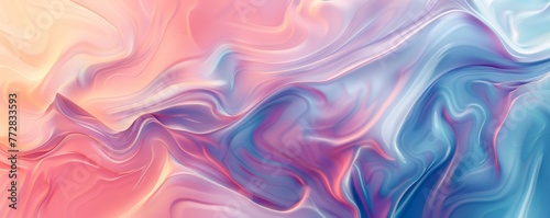 Abstract colorful liquid waves background
