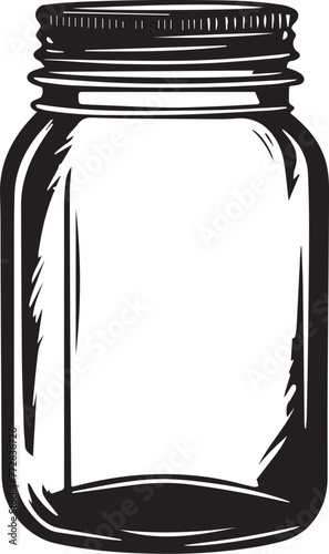 Mason Jar Vector