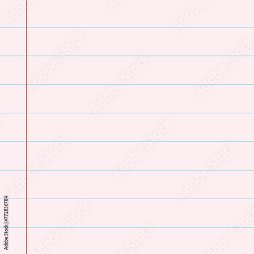 Lined Notebook Paper