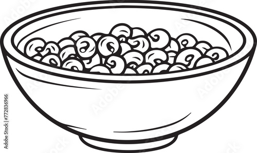 Bowl of Cereal Vector