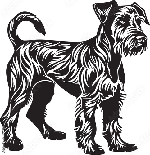 Airedale Terrier  Vector