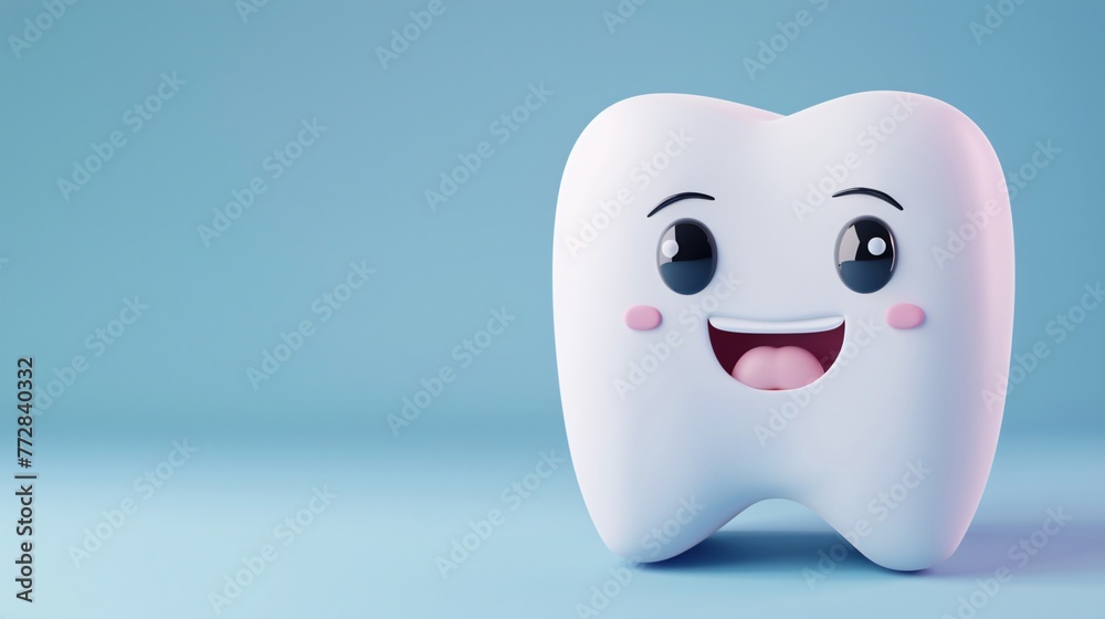 a cartoon tooth with a smiling face a cartoon tooth with a smiling face
