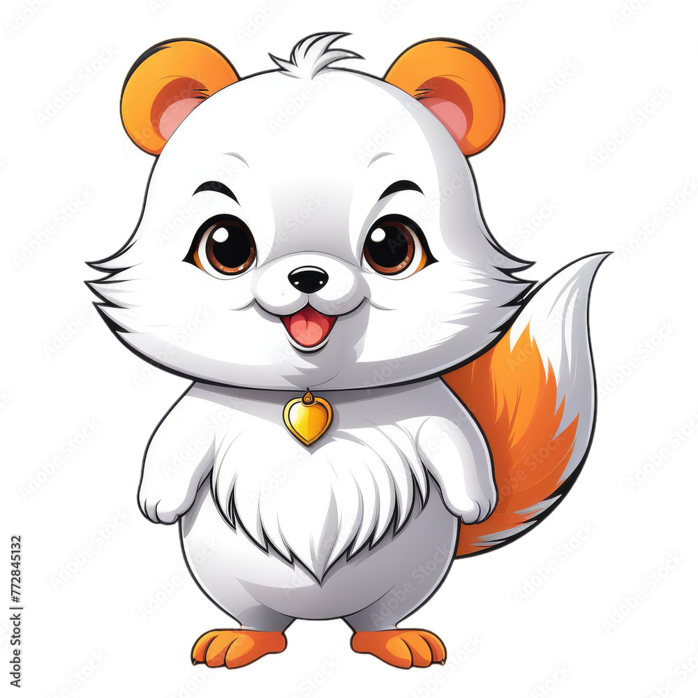 Obraz premium animal characters, cartoon cute characters