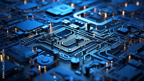 Image of electronic circuit board.