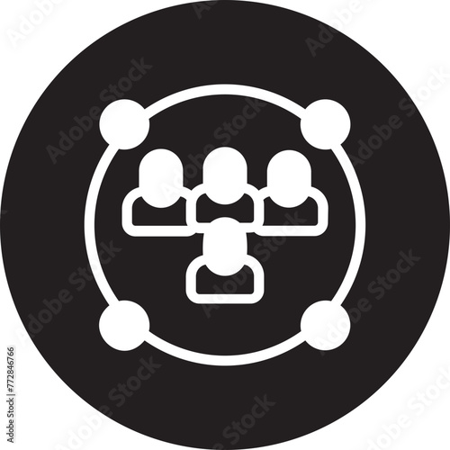 participation glyph icon