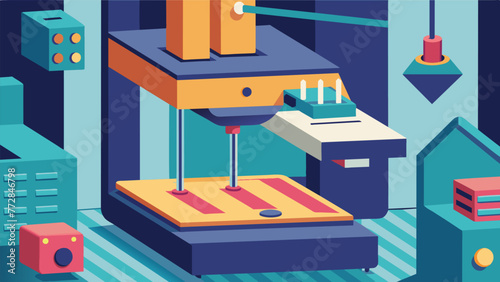 An upclose view of a tingedge 3D printer in action incorporating advanced scanning technology to create complex prototypes and intricate