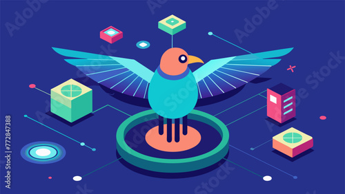 A birds eye view of a digital twin simulation revealing the intricate layers of information and realtime updates that make up this gamechanging