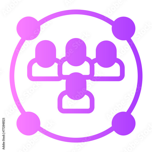 participation gradient icon