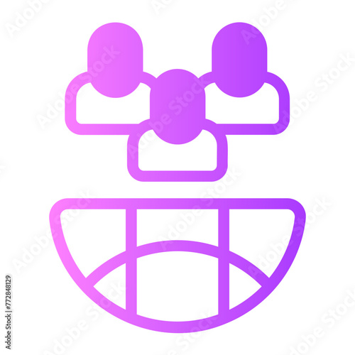 interaction gradient icon