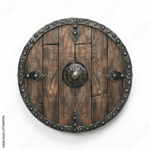 draven shield, wooden, asset on transparency background PNG 