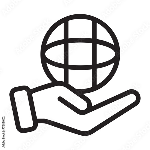 enviroment line icon