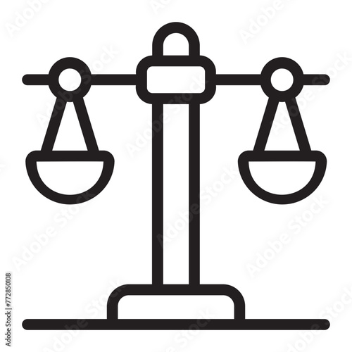 ethics line icon
