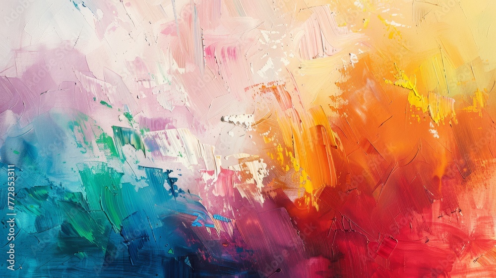 Fototapeta premium Colorful abstract painting