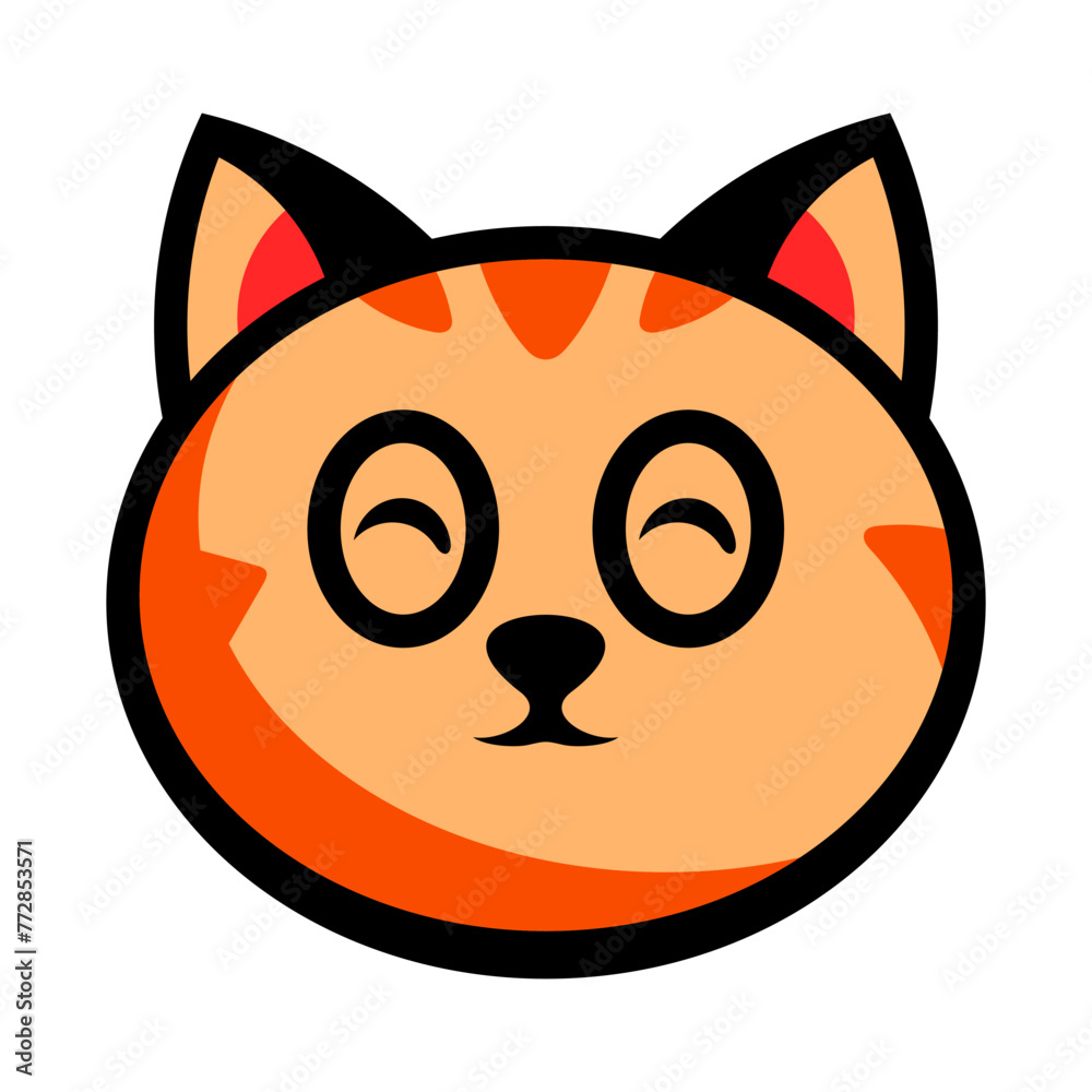 Cat Head Vector Logo Design Template Cat Head Vector Logo Design Template