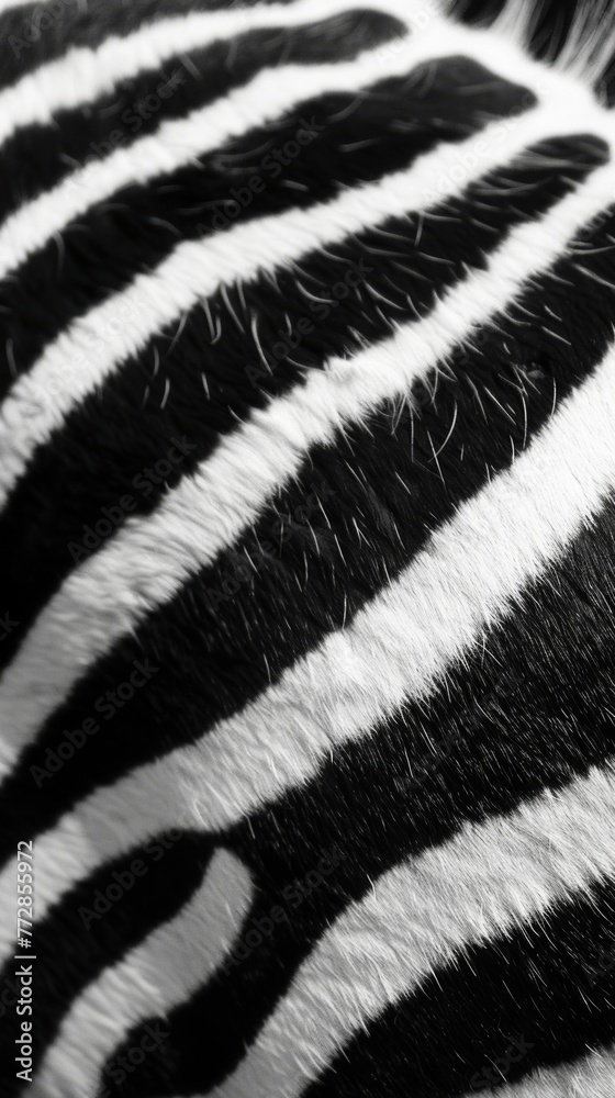 Close-up of zebra stripes Close-up of zebra stripes
