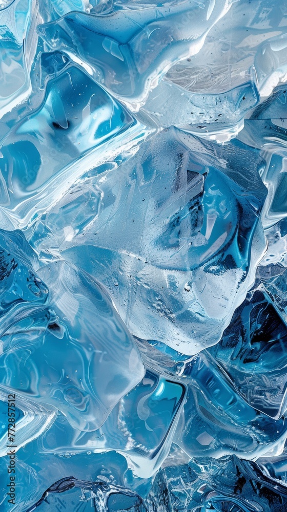 Abstract blue ice texture Abstract blue ice texture