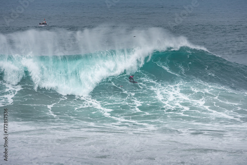 big waves portugal