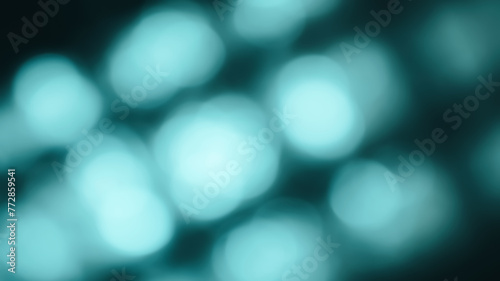 Blue teal background. Blur backdrop. Soft light bokeh