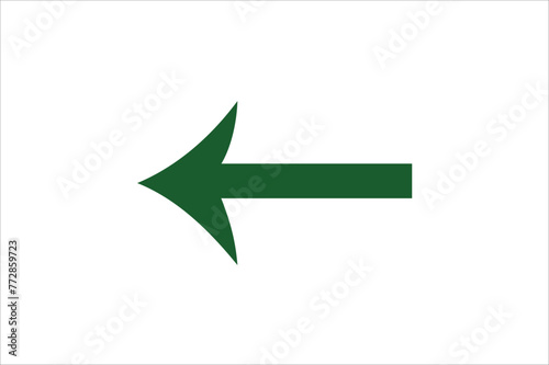 green arrow icon pointing at the left side photo