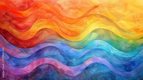 Colorful abstract wavy texture