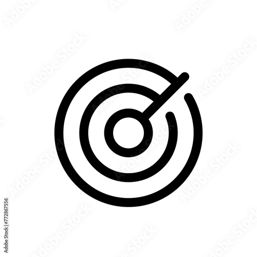 Simple Radar line icon