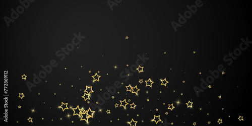 Starry night fairy tale background.
