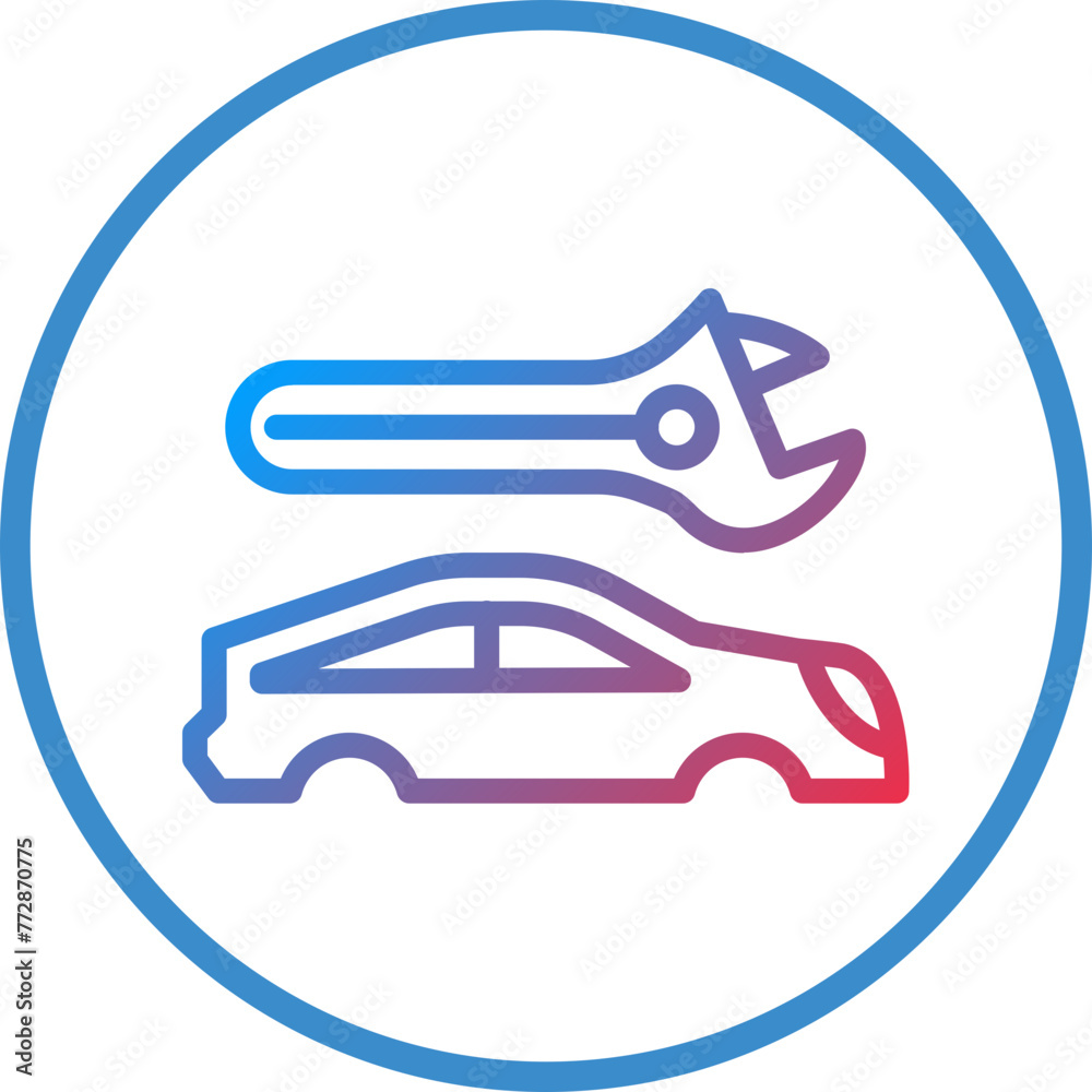 Vector Design Car Body Repair Icon Style Vector Design Car Body Repair Icon Style