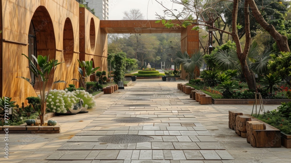 Amidst the urban panorama, a team of business enthusiasts carved their success story on the delicate canvas of ceramic tiles, offering ample space for advertising initiatives.