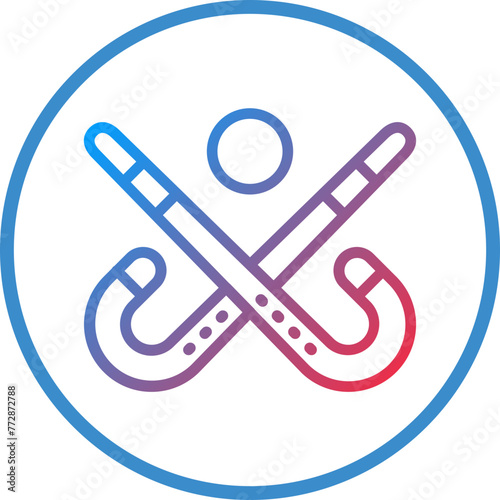 Vector Design Hockey Icon Style