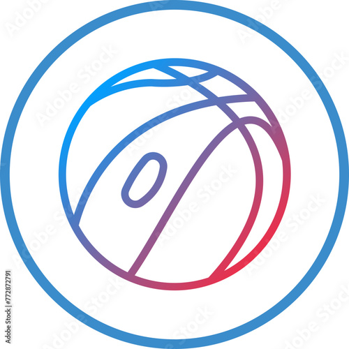 Vector Design Basketball Icon Style